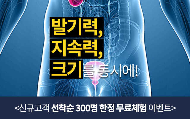 발기력 지속력 크기를 동시에